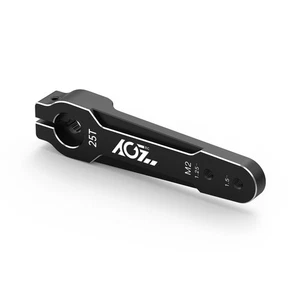 Servo Arm 25T Black Metal 7075 Large Aluminum Clamping Horn Futaba Savox AGF-RC - Picture 1 of 8