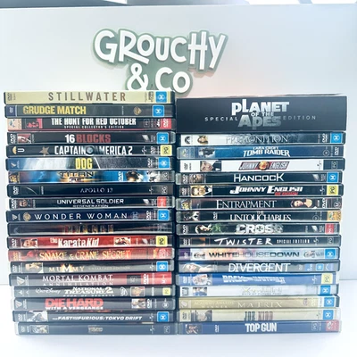 Bulk DVD Assorted Bundles - 40x Movies + Action + Thriller + Comedy + Adventure - image 1 of 4