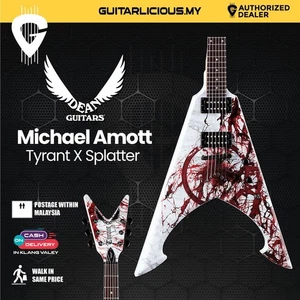 Dean Michael Amott Tyrant X Splatter Electric Guitar - Picture 1 of 1