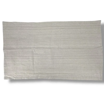 Restauración Hardware Algodón Rayado Lino Almohada Falsa Tamaño King Niebla Foto 1 de 4
