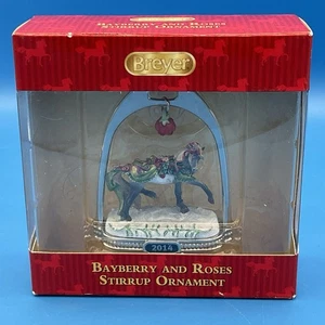 Breyer Pferd Holiday Weihnachtssteigbügel Weihnachtsschmuck Bayberry und Rosen - Bild 1 von 9