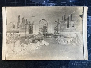 1913 RPPC Ruins of St. Joesph’s Church, Damar, Kansas - Picture 1 of 2