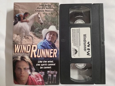 Wind Runner (VHS) Family Movie Jake Busey Margot Kidder Tested+ Foto 1 de 4