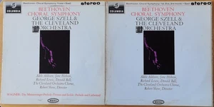 Rare Stereo Szell Beethoven Symphony No. 9 Columbia SAX 2512 2513 2LP UK ED1 - Picture 1 of 3