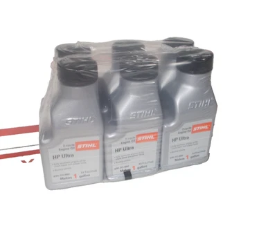 Stihl Synthetic Oil 50:1 (6 Pack) HP Ultra 2-Cycle 1 Bottle 2.6 oz =1 Gal Mix #G - Image 1 of 4