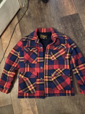 Chaqueta de caza vintage años 60 lana a cuadros grande Andhurs talla pequeña Foto 1 de 4