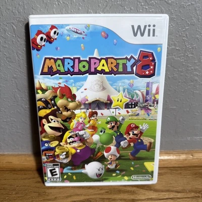 Mario Party 8 (Nintendo Wii, 2007) CIB w/ Manual & Insert, Authentic, Tested - Image 1 of 4