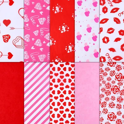 100 листов папиросной бумаги на День святого Валентина оптом подарочная оберточная бумага для подарочной упаковки - Изображение 1 из 4