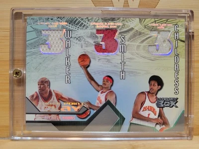 04-05 Camiseta de lujo Box Walker/Smith/Childress 3 puntos Play Hawks #/450 Foto 1 de 2