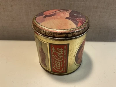 Coca Cola Tin Advertising Victorian Lady - Image 1 of 4