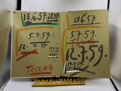 Pablo Picasso  TOROS Y TOREROS Collection Art Japanese Language RARE - Image 1 of 4