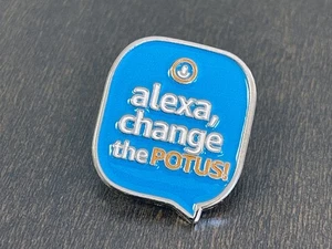 alexa, change the POTUS Enamel Lapel Pin – Funny Political Protest Accessory - Picture 1 of 8