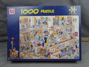 Jan van Haasteren Get Well Soon Comic Puzzle 1000 Piece Complete Jumbo - Picture 1 of 4