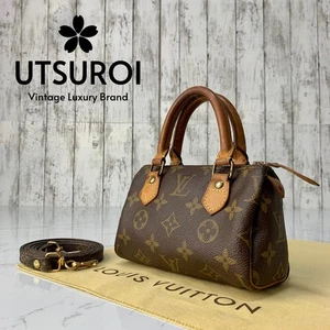 LOUIS VUITTON Mini Speedy Monogram 2Way Shoulder Handbag Authentic【Zustand:A】 - Bild 1 von 24