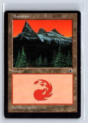 MTG Magic the Gathering Card - Mountain D - Portal - Common - Image 1 of 4