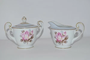 Vintage 50er Noritake I Think Muster N2803 Zucker- und Milchkännchen Nippon Toki Kaisha - Bild 1 von 11