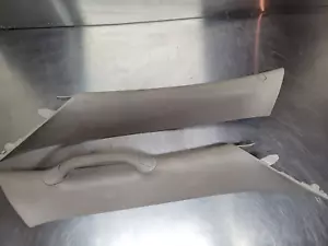 07-09 Chevy Silverado Front Left & Right A Pillar Grab Handle Trim Panel Pair OE - Picture 1 of 15