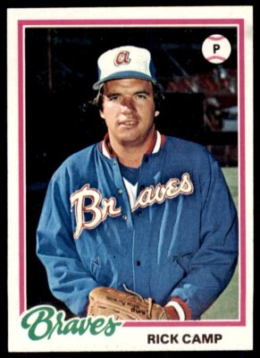 1978 TOPPS RICK CAMP 101 ATLANTA BRAVES #349 - Image 1 of 2