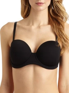 Wacoal Red Carpet Vollbrust Trägerloser BH 854119 Damen BH Schwarz: 38B Neu mit Etikett - Bild 1 von 2