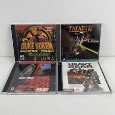 🔥Windows 95 PC Video Game Lot of 4 Duke Nukem Need For Speed Mech Heavy Gear!🔥