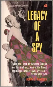 Legacy of A Spy Avon Mystery Paperback S171 Henry Maxfield Vintage 60¢ NICE - Imagen 1 de 8