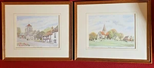 1989 Patricia Hall ALFISTRON Sussex Matted Print Signed and Numbered 8" X 6" - Bild 1 von 10