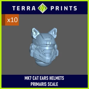 MK7 CAT EARS Spartan helmet - Halo - (10x total bit) - compatible with sm marine - Picture 1 of 2