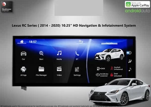 2014-2019 Lexus RC 10.25" HD Touch Screen Apple CarPlay Android Auto - Picture 1 of 7
