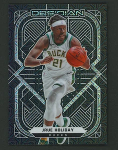 #d 1/1 JRUE HOLIDAY 2020-21 Panini Obsidian Grabado Eléctrico Blanco Mojo VERDADERO 1/1 - Imagen 1 de 5