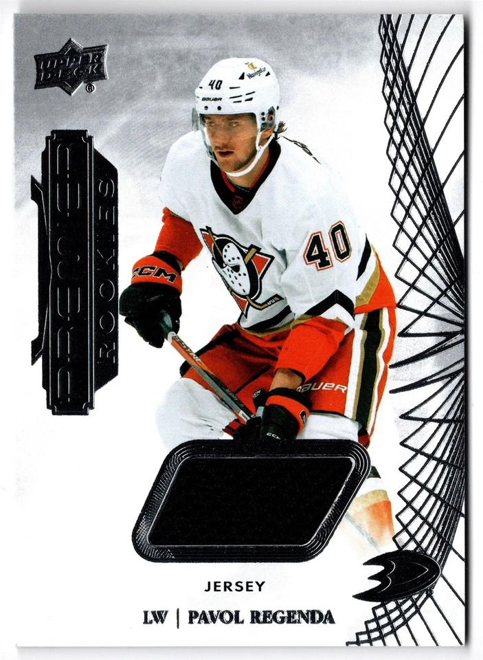 2022-23 Upper Deck Premier Rookies Jersey PAVOL REGENDA #118 Anaheim Ducks UD RC - Image 1 of 1