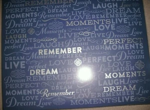 Memories Remember Blue 12 x 12 Blank All Occasion Recollections Scrapbook 20 pg - Picture 1 of 1