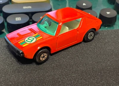 Matchbox Lesney 1974 Superfast No. 62 Red Renault 17 TL Racing 9 England - Image 1 of 4