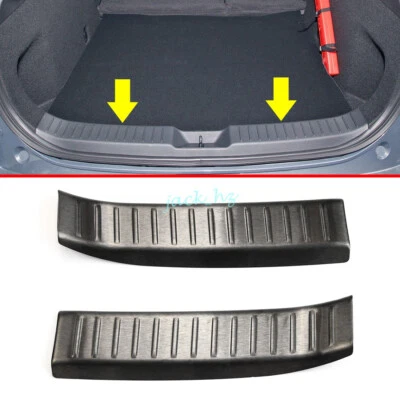 Black Stainless Steel Rear Trunk Sill Protector Cover For Mazda CX-30 2020-2025 - Image 1 of 4