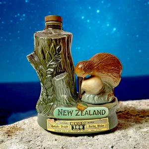 Jim Beam Dekanter 1974 Neuseeland Original Regal China leer Wisconsin Tags - Bild 1 von 8