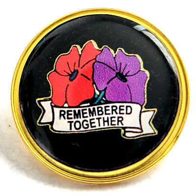 PURPLE POPPY REMEMBERING Animals In War Enamel Pin Badge Brooch Lapel Pin £3.95 - UK - Foto 8