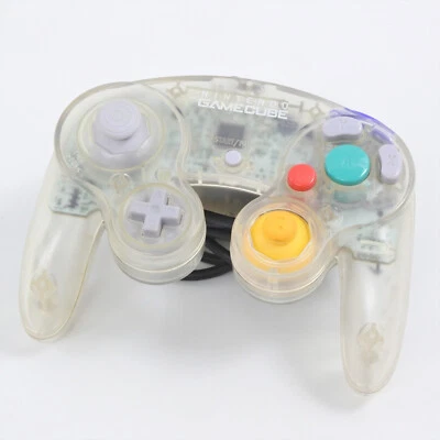 Gamecube Official Controller Pad Clear Tested Nintendo Game 2168 - Image 1 of 4