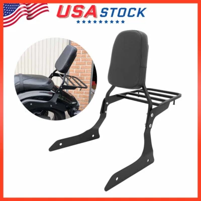 Respaldo barra Sissy con portaequipajes para Yamaha Stryker 1300 XVS1300 2011-2017 Foto 1 de 4