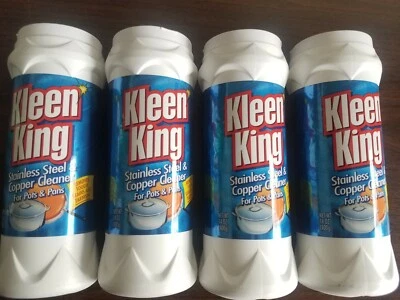Limpiador Kleen King de acero inoxidable y cobre para ollas y sartenes elimina las manchas resistentes Foto 1 de 4