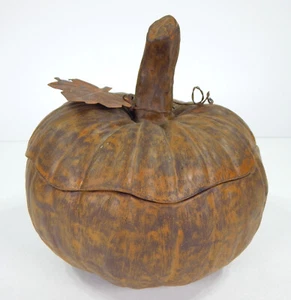 OTOÑO CALABAZA CARAMELO PLATO TARRO GALLETAS DECORACIÓN OTOÑO CERÁMICA RÚSTICA - Imagen 1 de 11