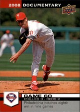 2008 Upper Deck Documentary Philadelphia Phillies Baseball #1710 Jamie Moyer