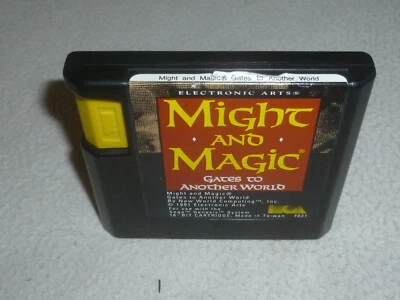 SEGA GENESIS GAME MIGHT AND MAGIC GATES TO ANOTHER WORLD CARTRIDGE ONLY  - Image 1 of 2