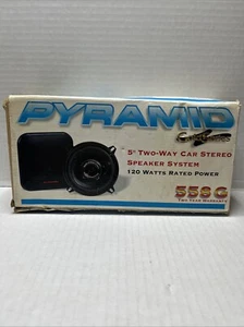 Pyramid 558G 5” Sistema de altavoces estéreo bidireccional para automóvil 120 vatios NUEVO - Imagen 1 de 9
