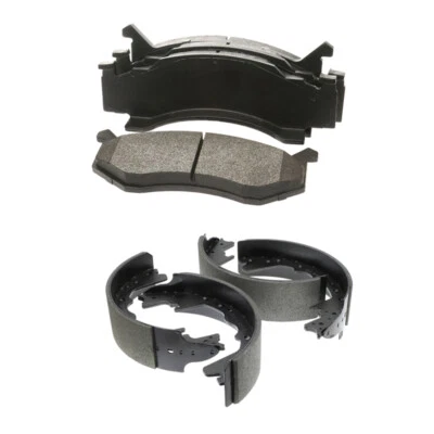 Pastillas de freno delanteras de cerámica y zapatas traseras para Dodge D200 D250 D300 D350 Foto 1 de 4