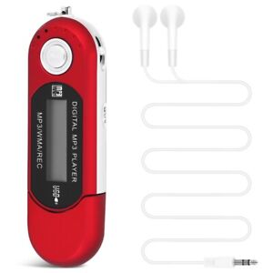 10X(8G Cle USB Lecteur Baladeur MP3 Player FM rouge N9I3)6170