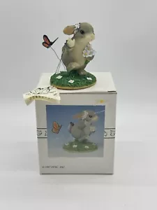 Charming Tails Maid of Honor Bunny Figurine Signed Dean Griff Fitz & Floyd - Picture 1 of 9