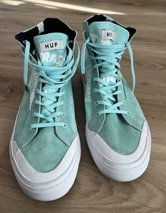 HUF x Thrasher blaugrün klassisch Hi Herren Größe 13 Skateboardschuhe - Bild 1 von 8