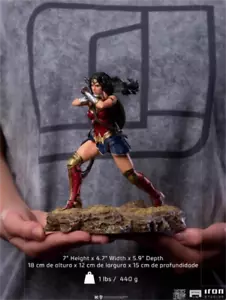 Iron Studios Wonder Woman Justice League Art Scale 1/10 Resin Statue Modell Neu - Bild 1 von 5