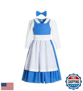 Ruikajia Belle Provincial Village Kostüm - blaues Belle Kleid Prinzessin Schönheit  - Bild 1 von 5
