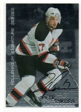 PETR SYKORA  auto  AUTOGRAPH card 1999-00 BAP ITG  NEW JERSEY DEVILS CZECH
