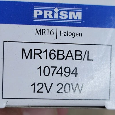 Prism MR16BAB/L 2 prong light bulb 2pcs total - Image 1 of 4